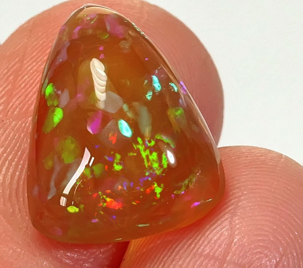 4.2Ct African Polished Crystal Opal Cab Specimen PYWC511