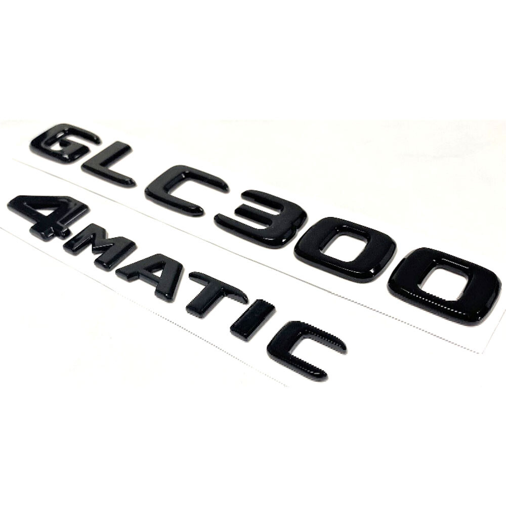 GLC300+4MATIC REAR TRUNK EMBLEM BADGE NAMEPLATE DECAL NUMBER FOR MERCEDES BENZ