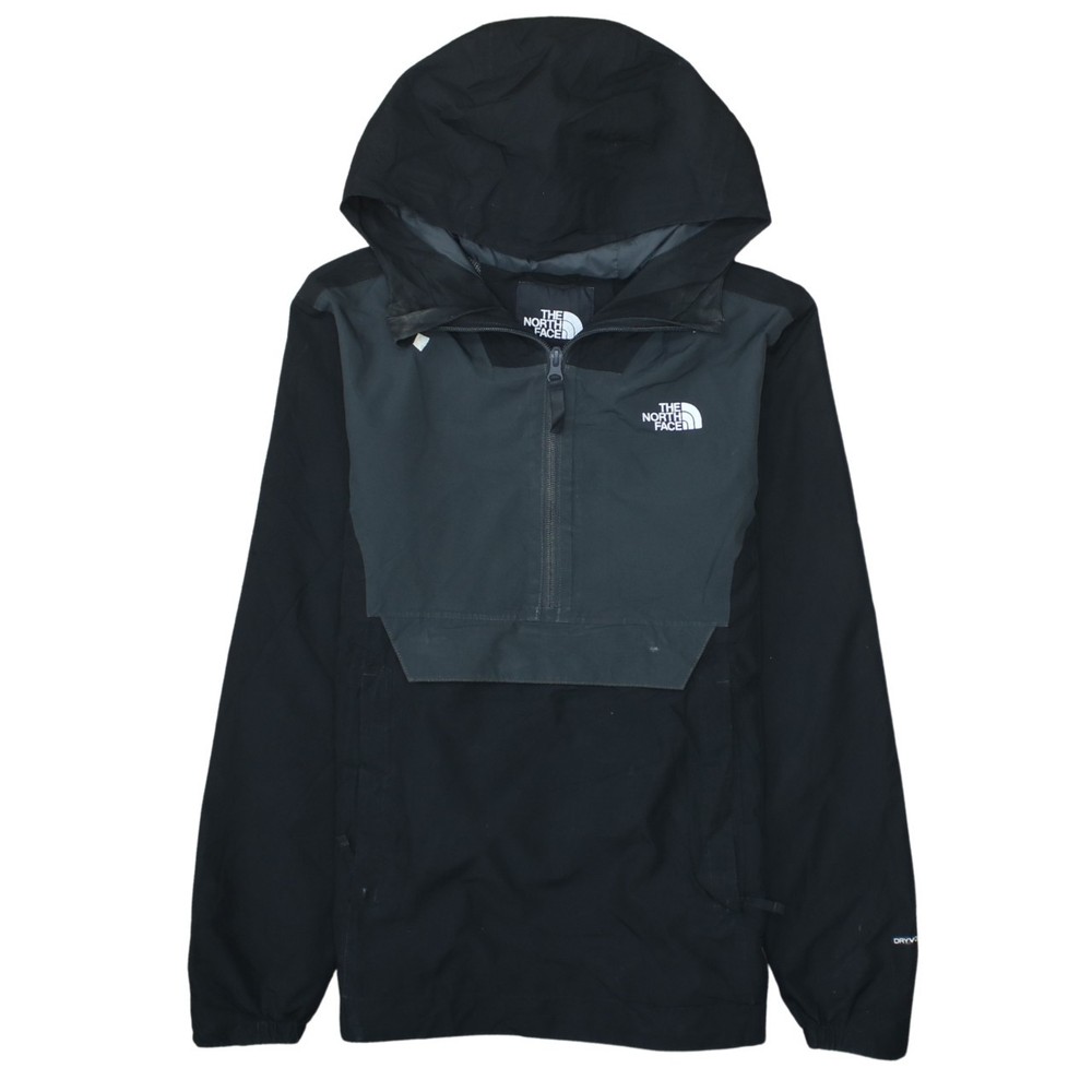 The North Face Womens Hoodie Black Softshell 1/4 Zip Hooded Outdoor Pullover XS