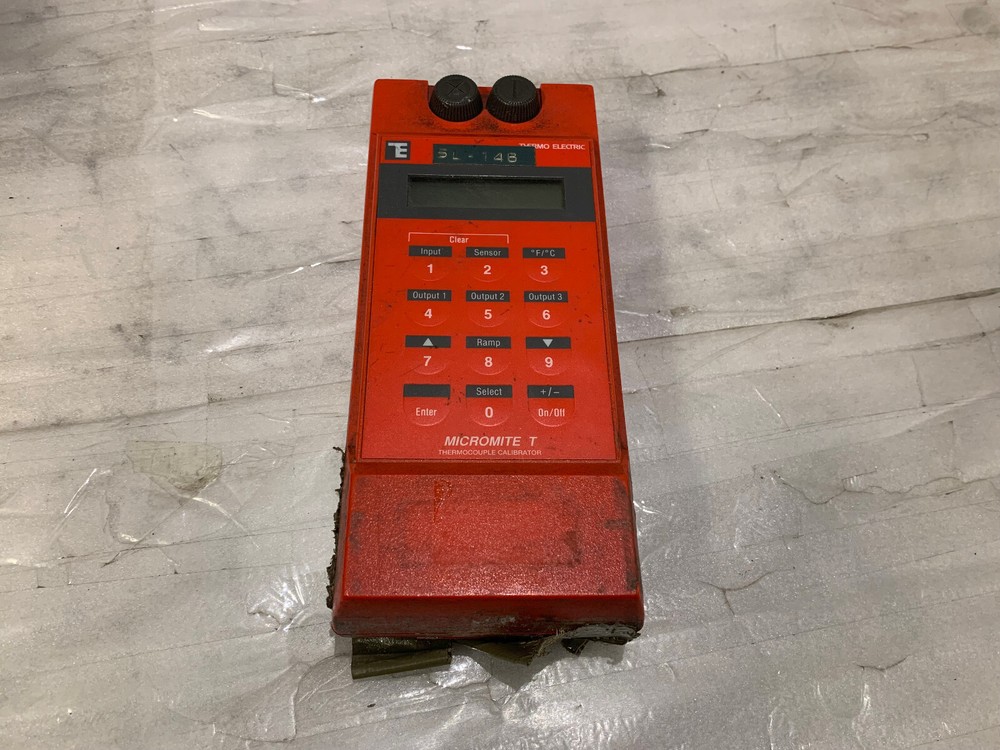 Thermo Electric Micromite T Thermocouple Calibration