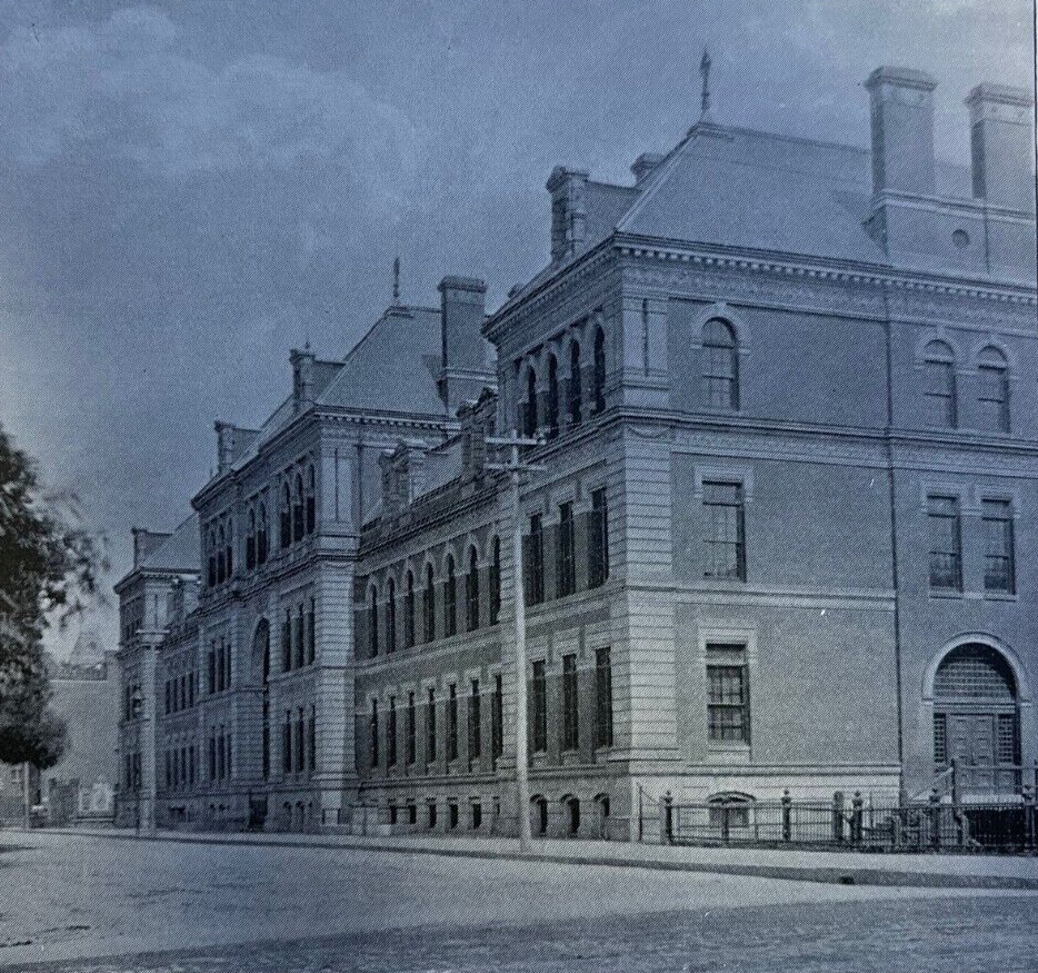 1893 Boston Massachusetts Latin School by Phillips Brooks