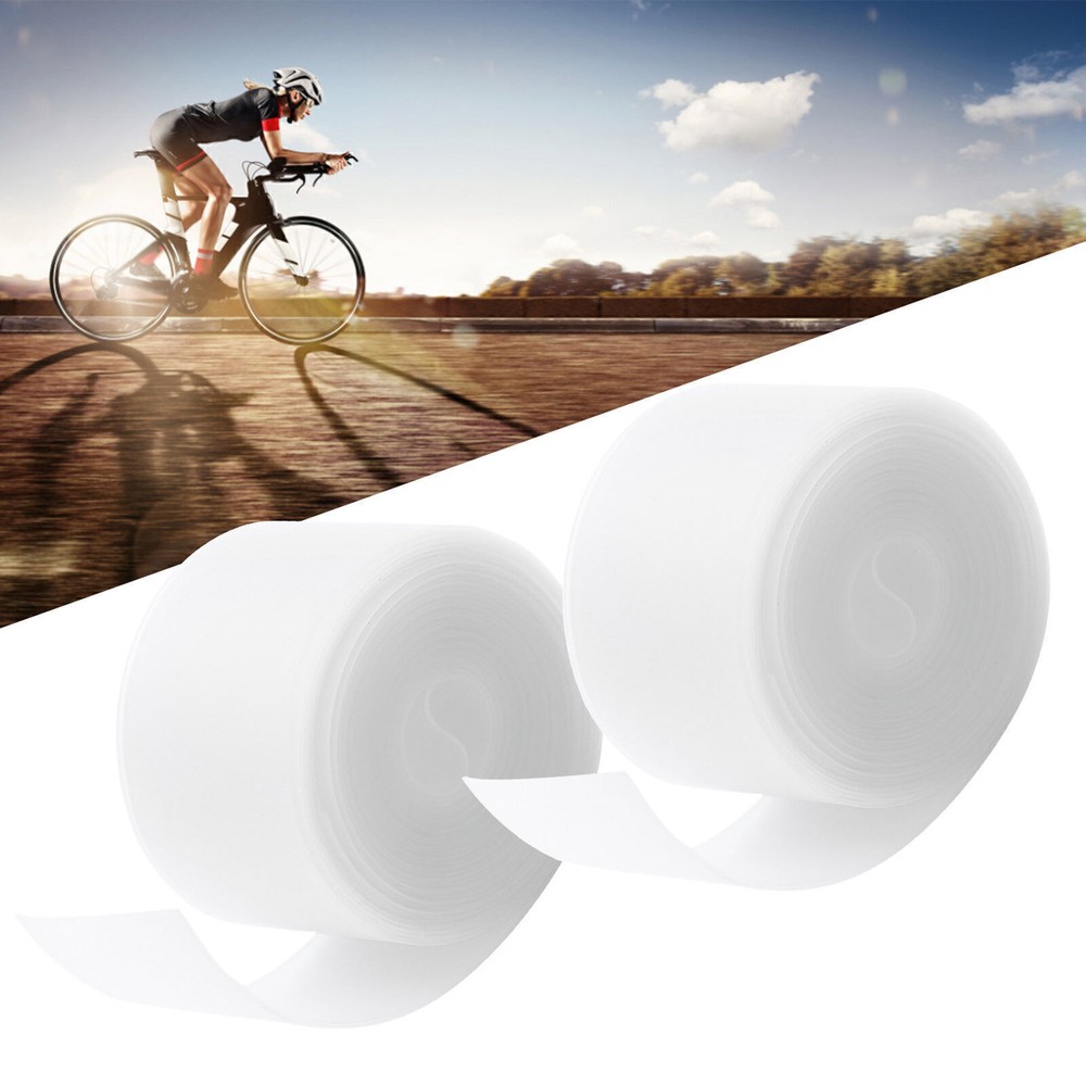 2pcs White Clear Durable Puncture-Proof Tire Liner Inner Protector