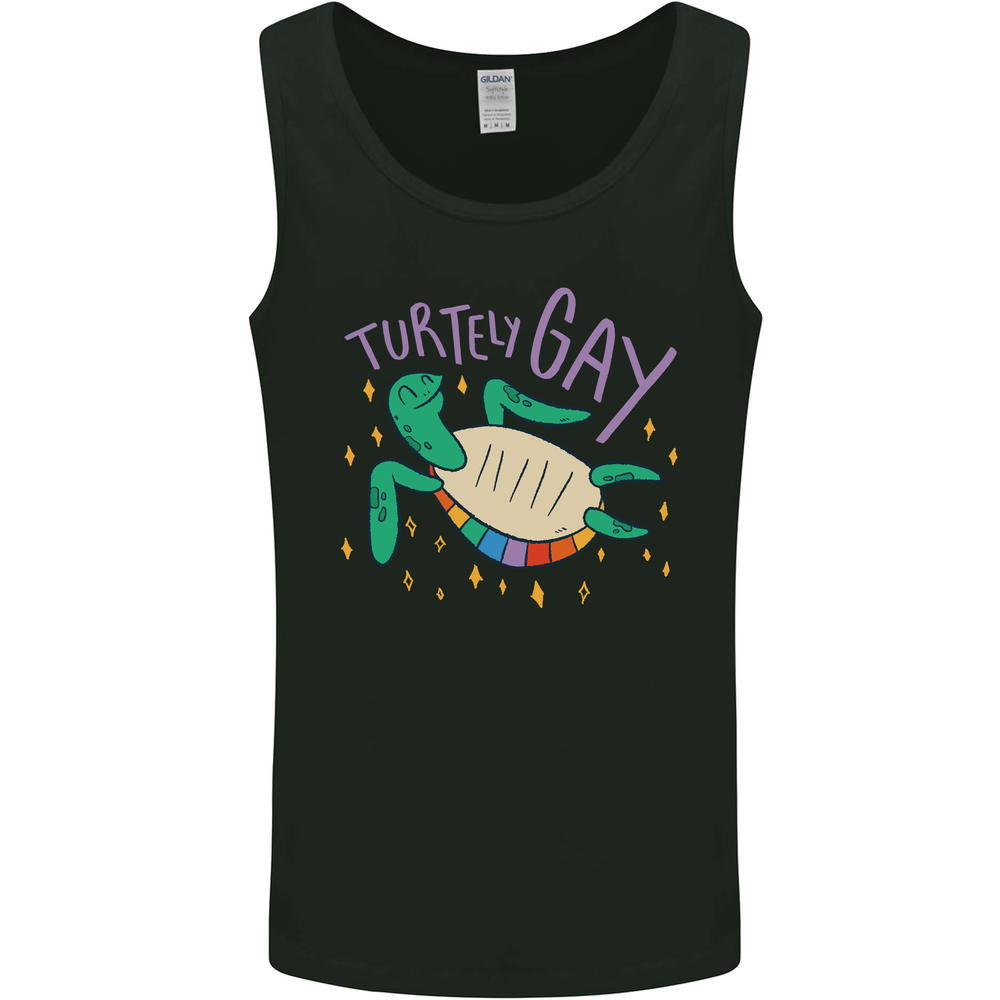 LGBT Turtle Gay Pride Day Awareness Mens Vest Tank Top
