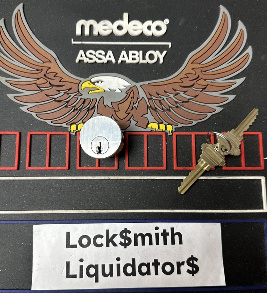 Schlage SC4 Mortise Cylinder with Beaver Cam 626 Keyway Chrome 1-1/8