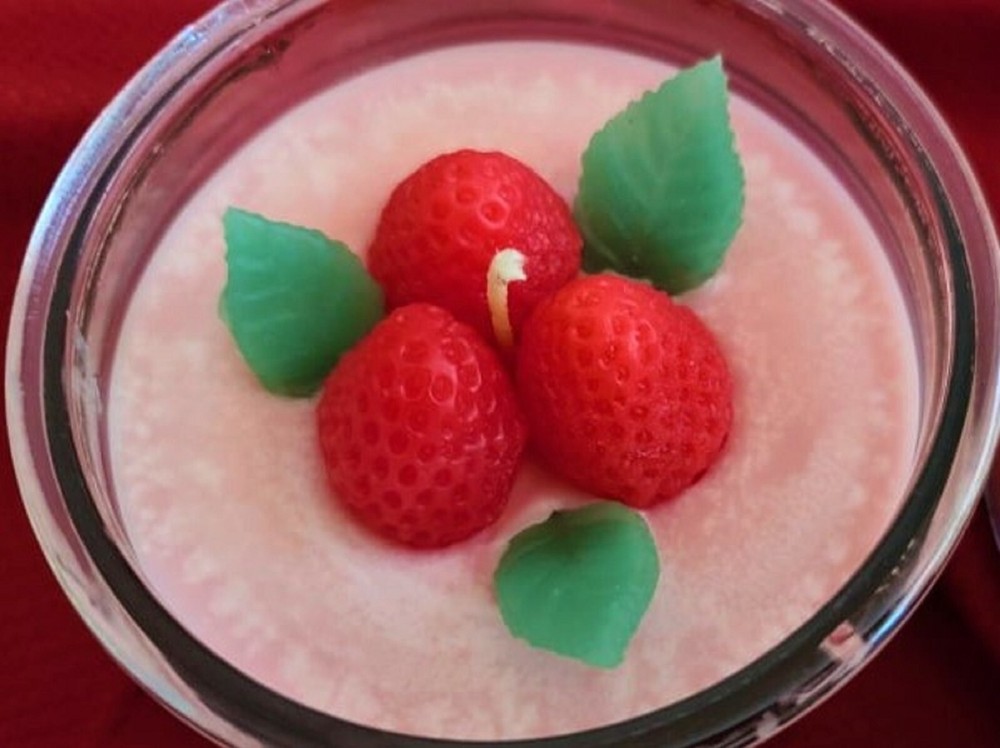 Valentine's Day Gift - 4 Inch Large Glass Jar Unique Candles-image