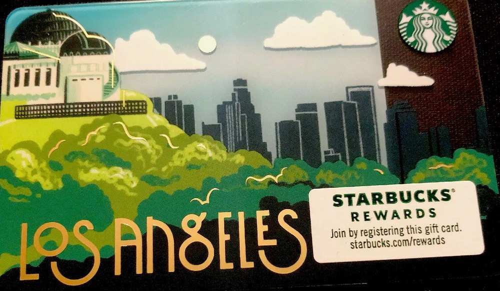 Starbucks gift card Los Angeles Limited Griffith Park Observatory. (NO VALUE).-image
