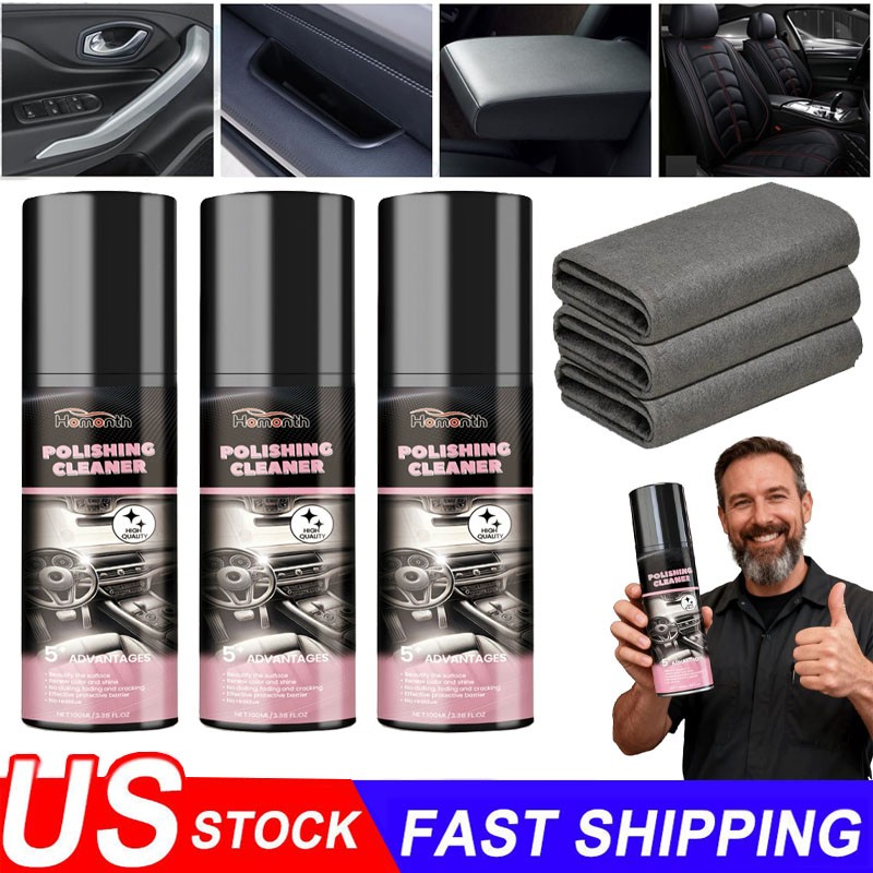 Car Interior Polish 100ml Car Interior Cleaner Interior Detailer Spray