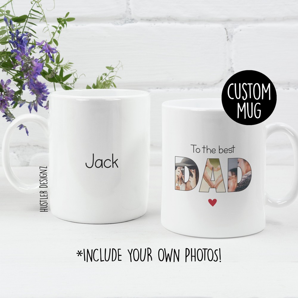 To The Best Dad Personalized Mug Dad Photo Gift Fathers Day Gift Dad Mug Dad