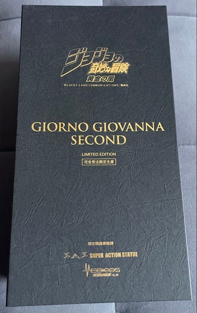 JoJo Giorno Giovanna Swarovski Limited Super Action Statue Medicos Serial Rare