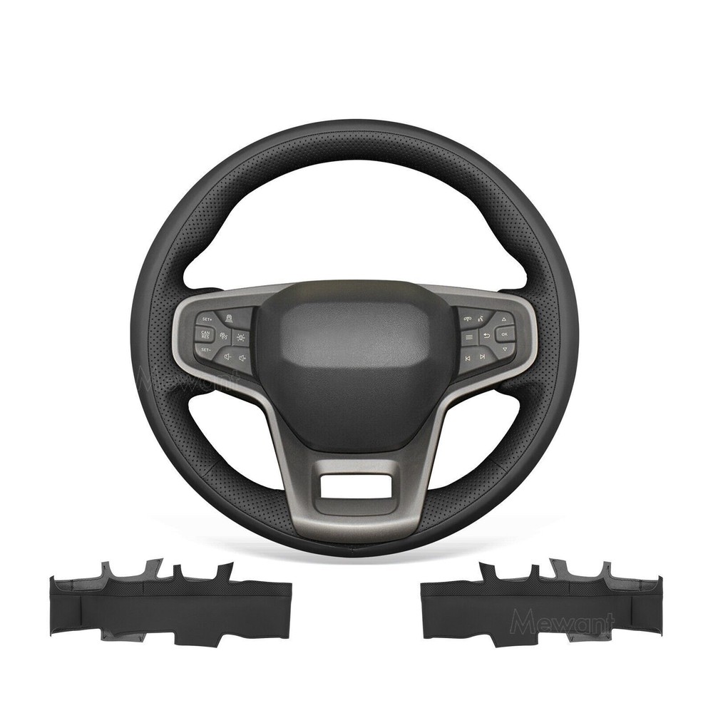 Hand sewn Artificial Leather Car Steering Wheel Cover for Ford Bronco 2021-2024