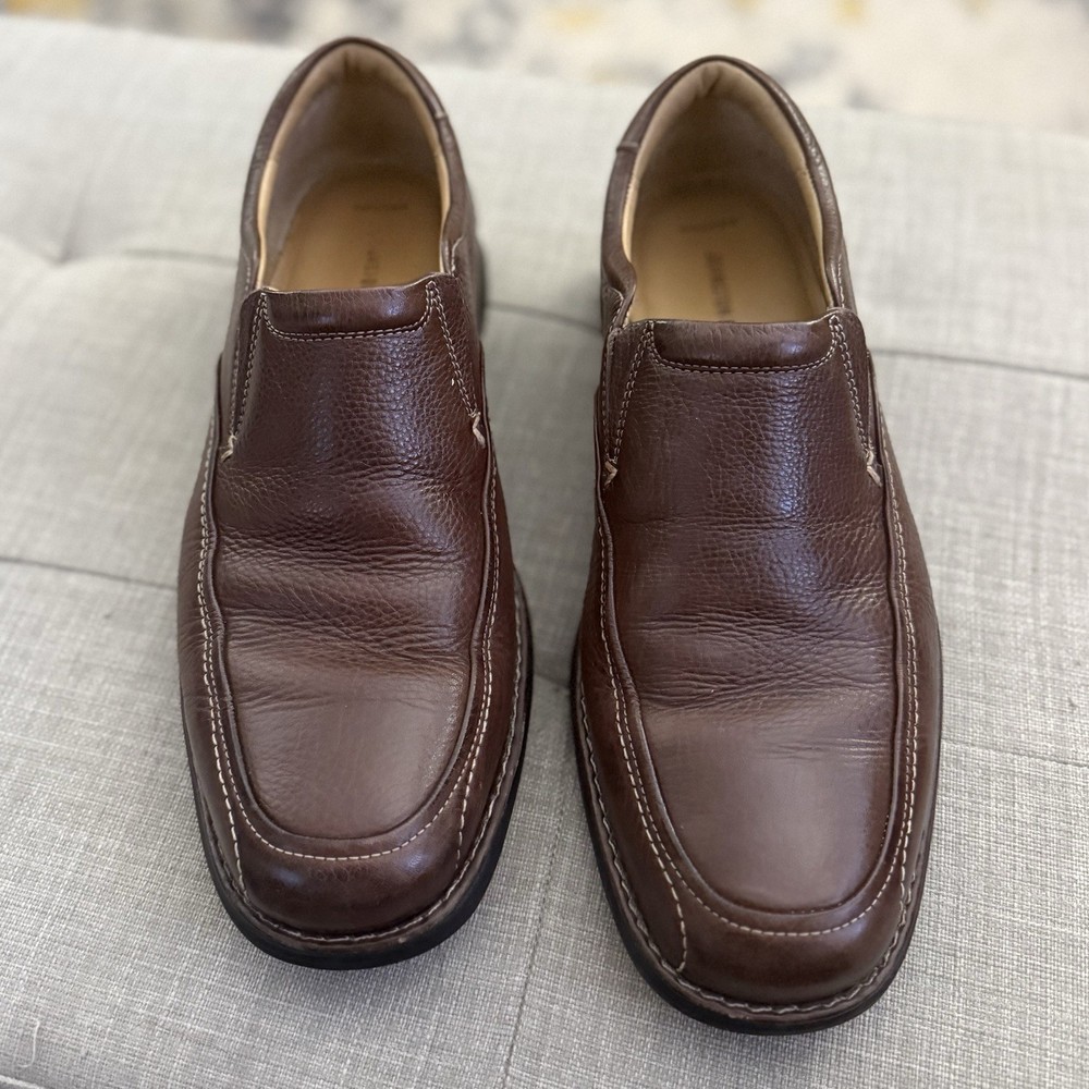 Johnston & Murphy Shuler Moc Toe Men’s Shoes - Size 9M - Brown Leather