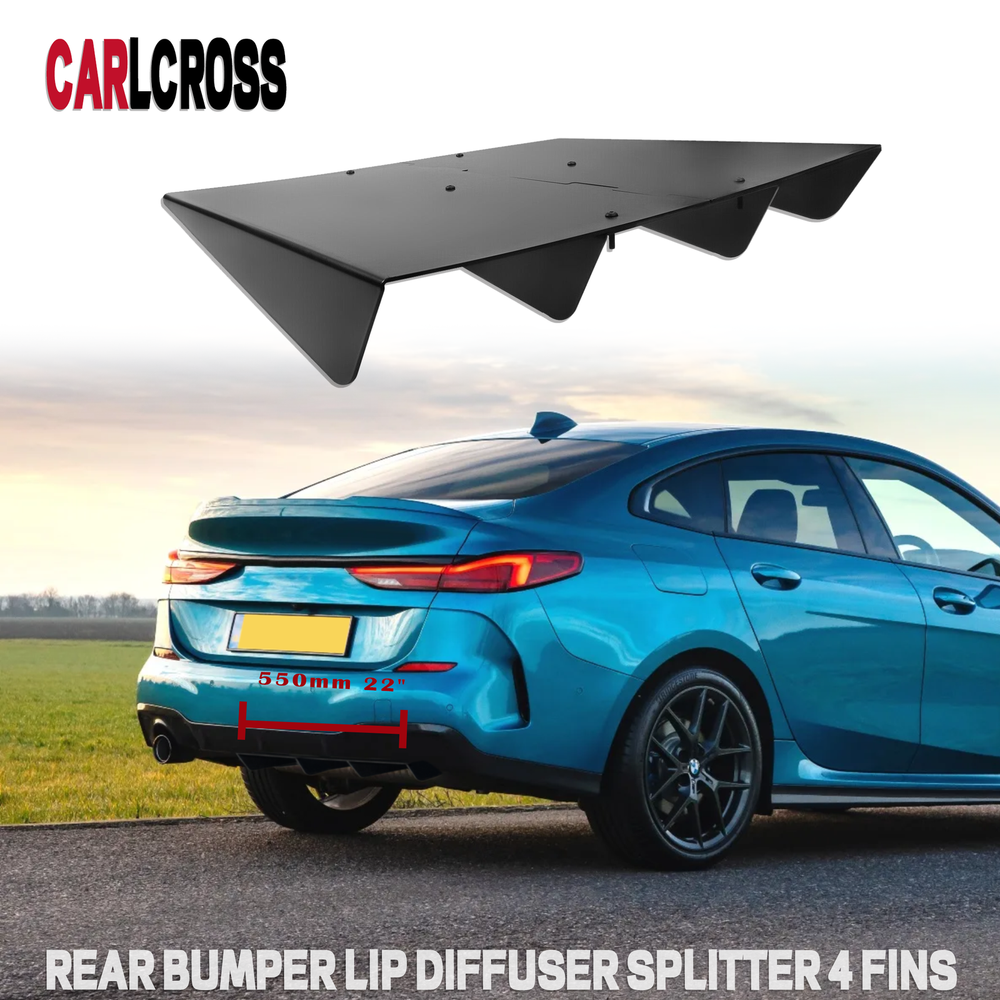 Divisor difusor labial parachoques trasero coche 22