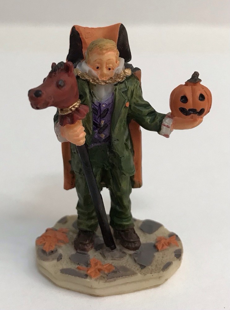 Lemax Spooky Town Pumpkin Hollow Headless Horseman Kid Costume Halloween Village