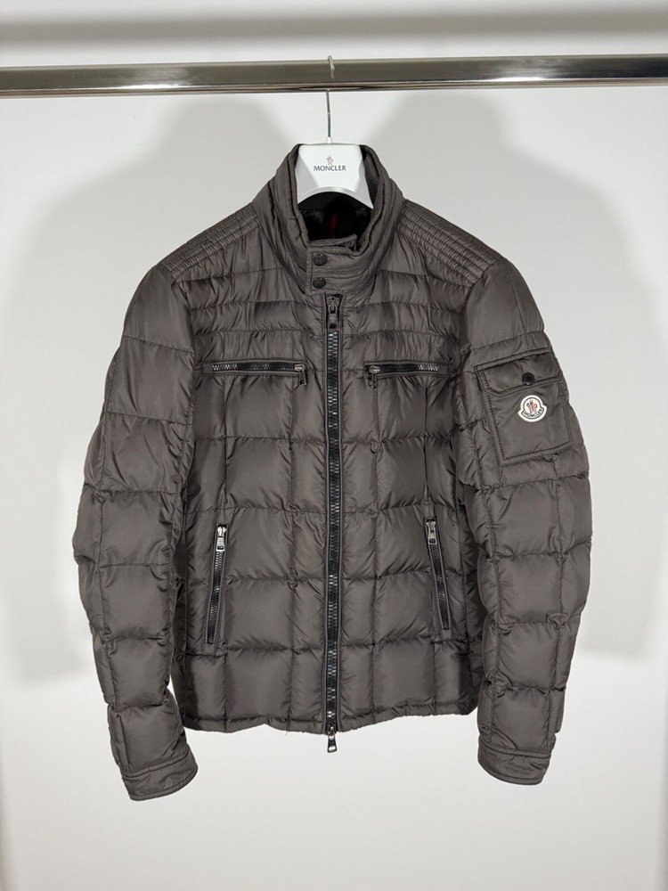 Moncler Aubin Grey Jacket Size 5 XL for Men