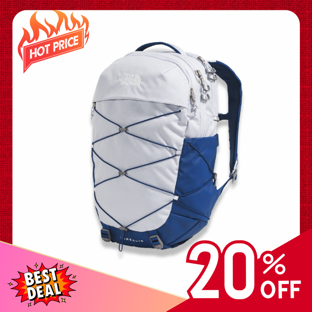 North Face Borealis Womens Backpack in Mystic Haze - Fashion Sale-image