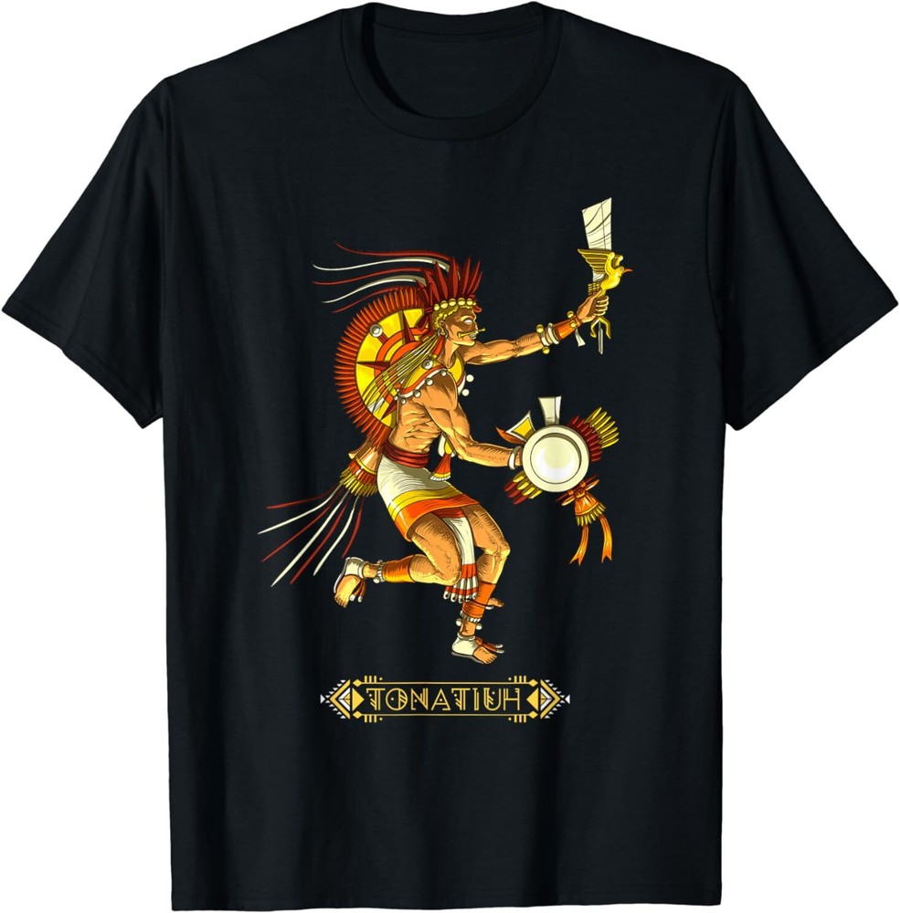 NEW LIMITED Tonatiuh Aztec God Mythology Design Gift Idea Premium T-Shirt S-3XL