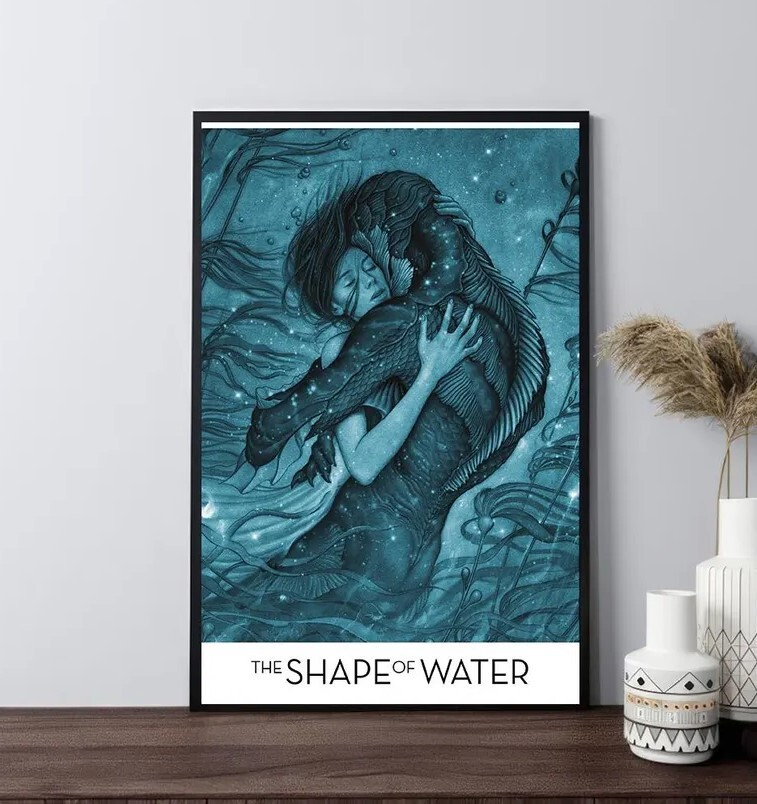 Vintage The Shape of Water movie posters for wall decor