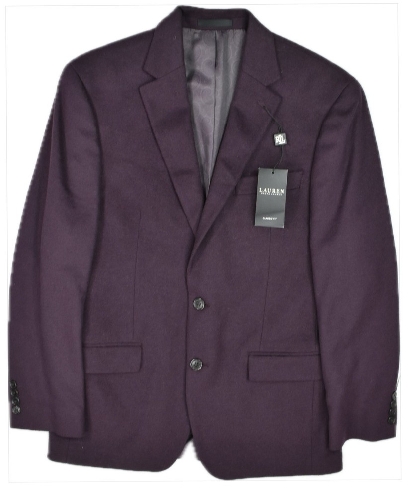 Ralph Lauren Wool Silk Cashmere Classic-Fit Blazer 38 R NEW $450 LCSS12QA0017