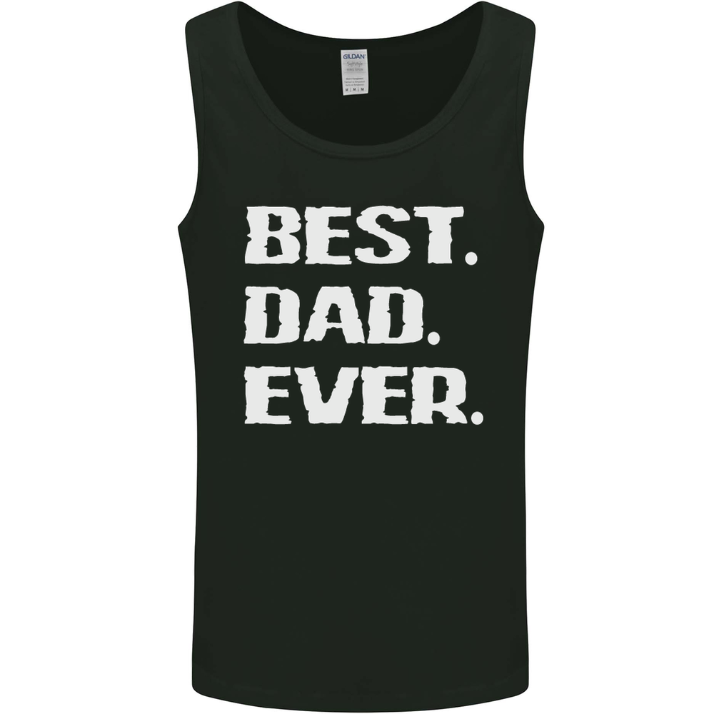 Best Dad Ever Funny Fathers Day メンズ ベスト タンクトップ