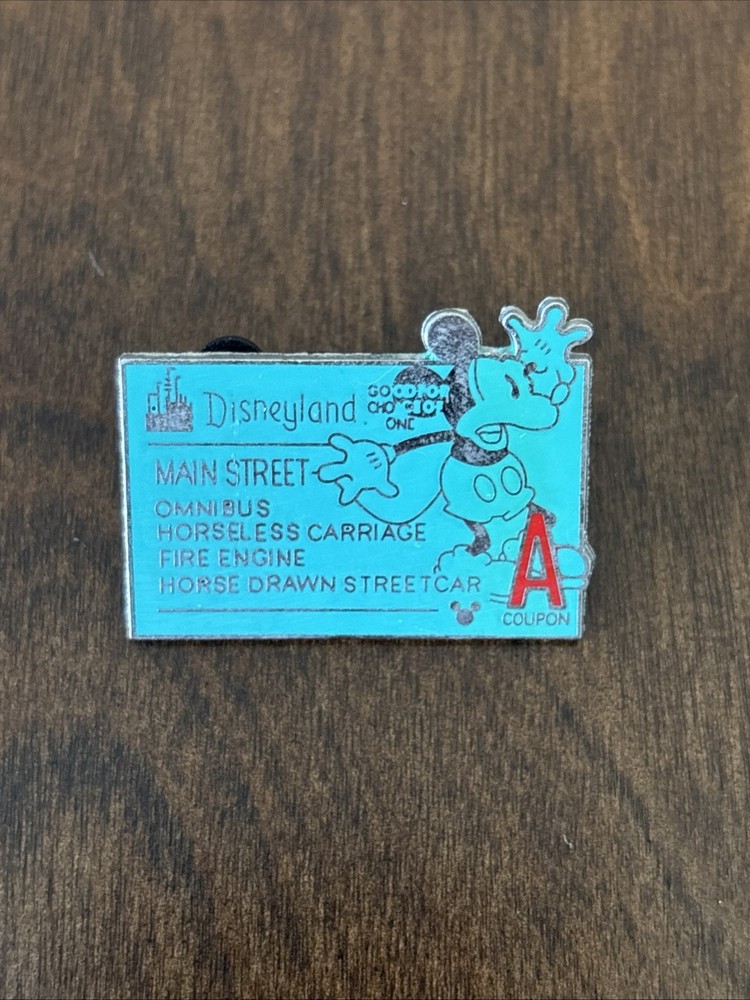 2005 Disneyland Mickey Coupon Cast Lanyard Pin Series A-image