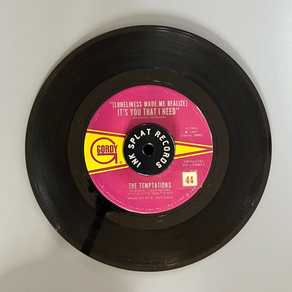 Temptations - Loneliness Made Me Realize - Gordy - Northern Soul USA Original