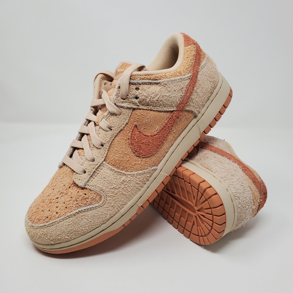 Nike Women's Size 10 Dunk Low Burnt Sunrise HF5075-287 Shimmer/Amber Brown
