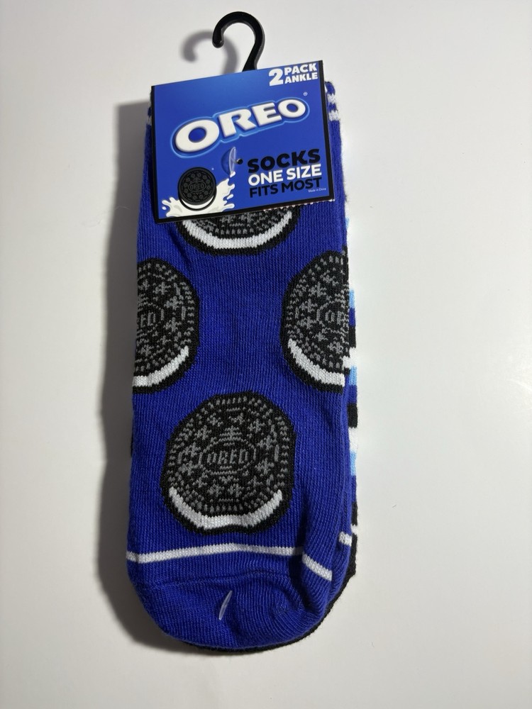 New 2-Pack Oreo Cookie Socks One Size Fits Most for Any Occasion