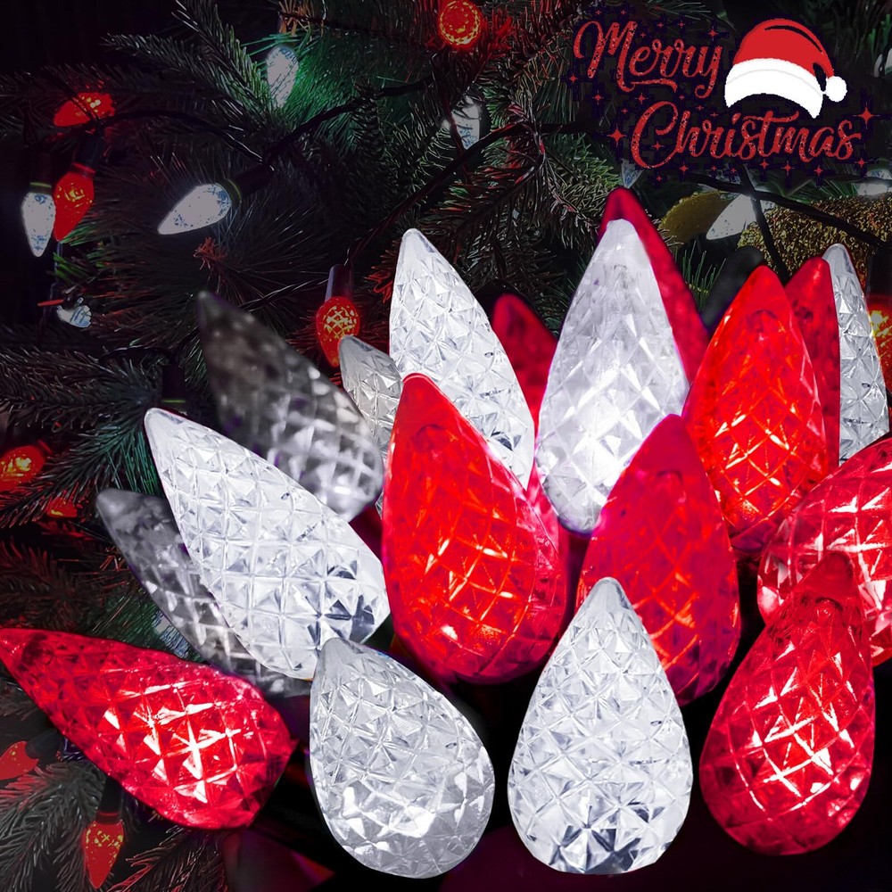 240 LED 78FT C6 Christmas String Lights, Super Long and Bright Plug in Fairy ...