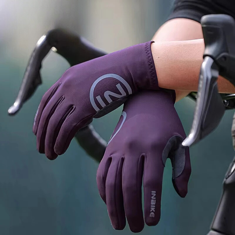 Cycling Gloves Gel Padded for Men Autumn Winter Fleece Road Bike Gloves New
