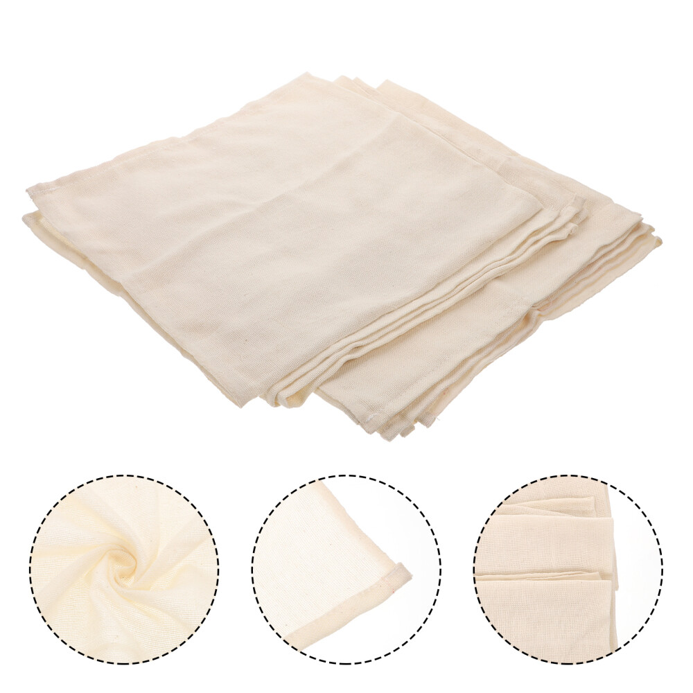 4-Piece Bean Curd Tools with Fine Mesh Strainers & Filter Cloth