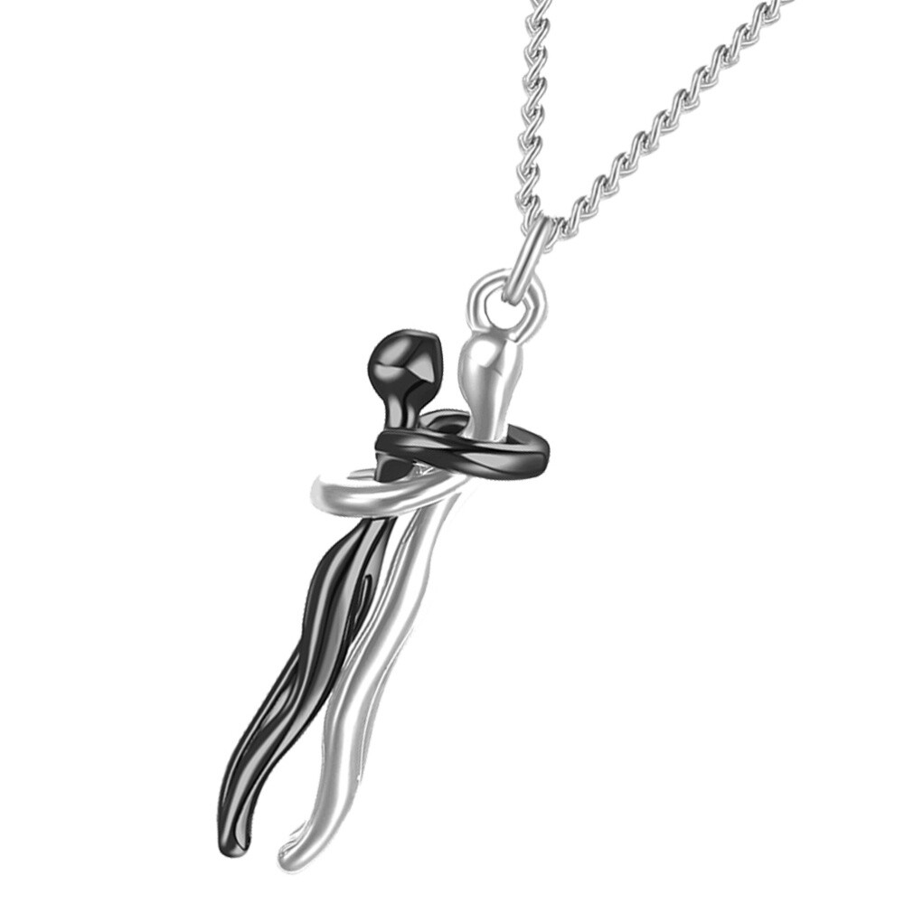 Woman Necklace Heart Jewelry Gift Figure Pendant Love Lovers Men and Women