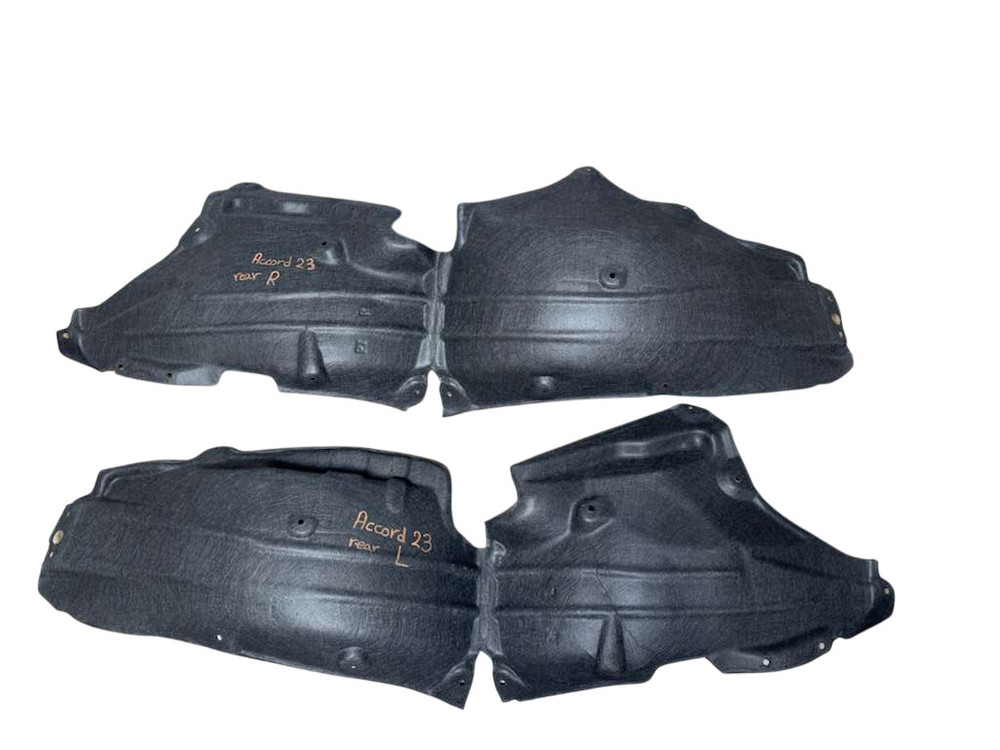 Pair Of Rear Fender Liners Left & Right For Honda Accord 2023-2026