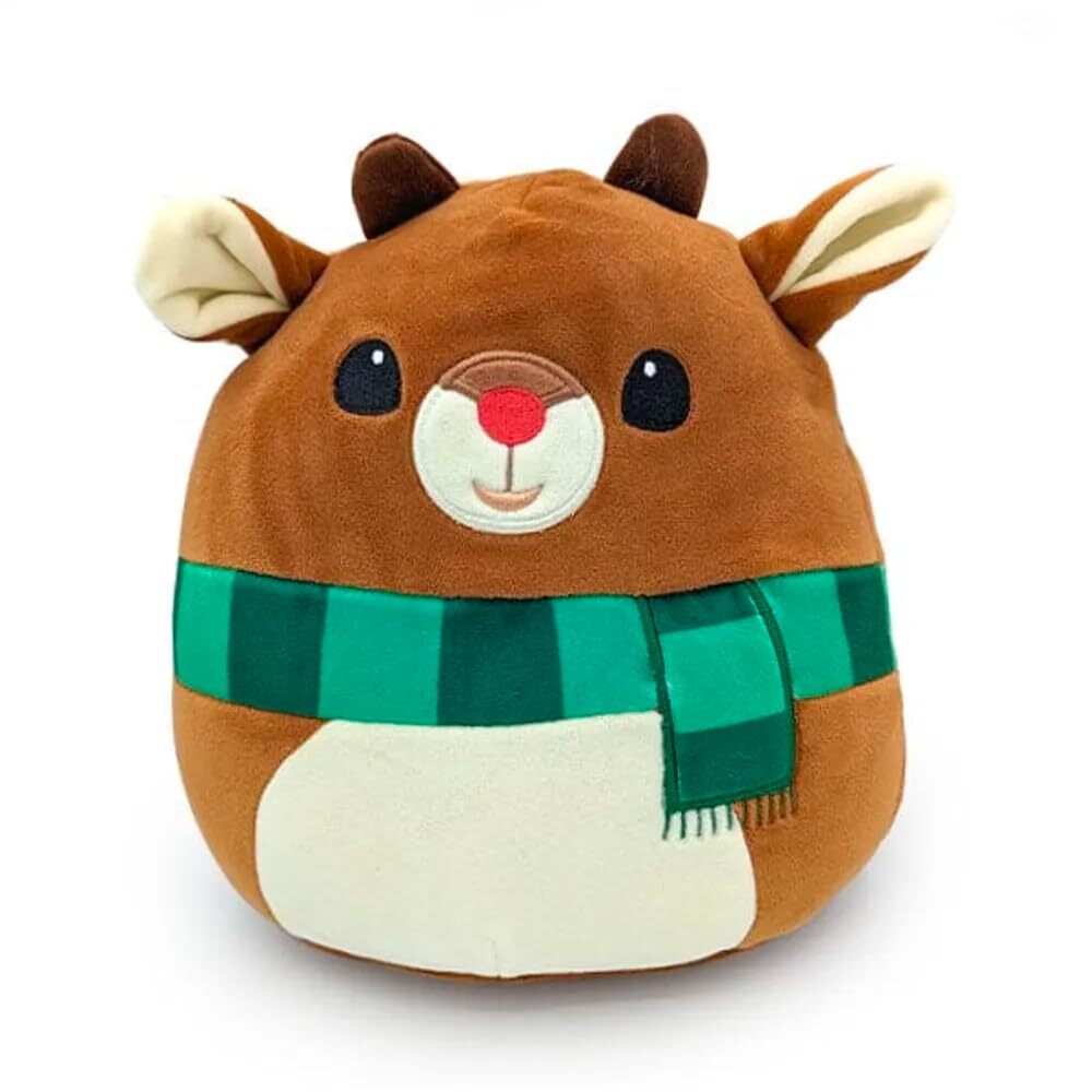 Squishmallows 8-Inch Rudolph The Red Nosed Reindeer Plush Toy