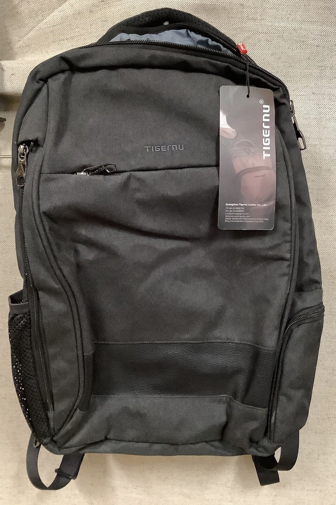 Tigernu Business Laptop Backpack Slim Anti Theft Travel Computer Grey NEW