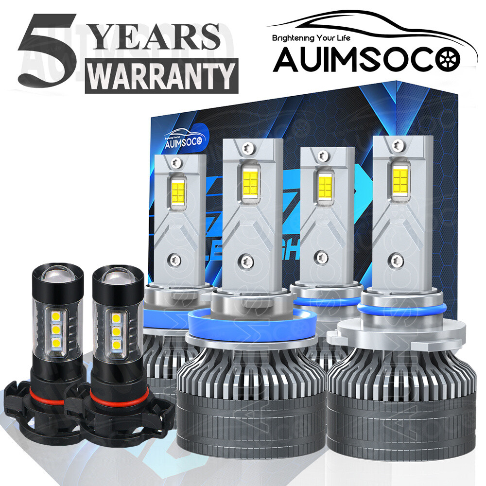 For 2013-2014 2015 LEXUS ES300H & ES350 6x 8500K LED Headlights Fog Bulbs Kit