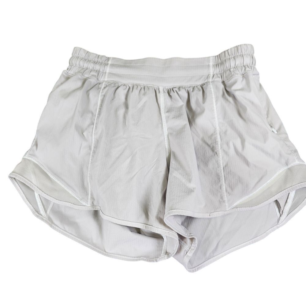 Lulmon High-Rise Running Shorts Moisture Wicking Quick Dry 6 Tall