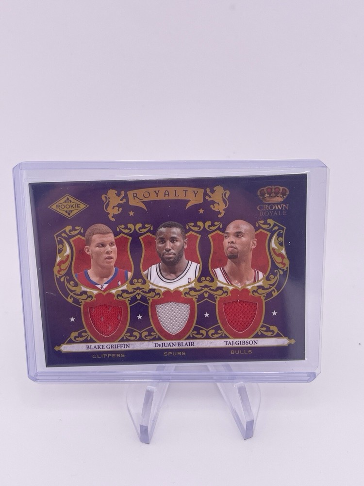 2009-10 Crown Royale Blake Griffin Taj Gibson Rookie Jersey Patch /499