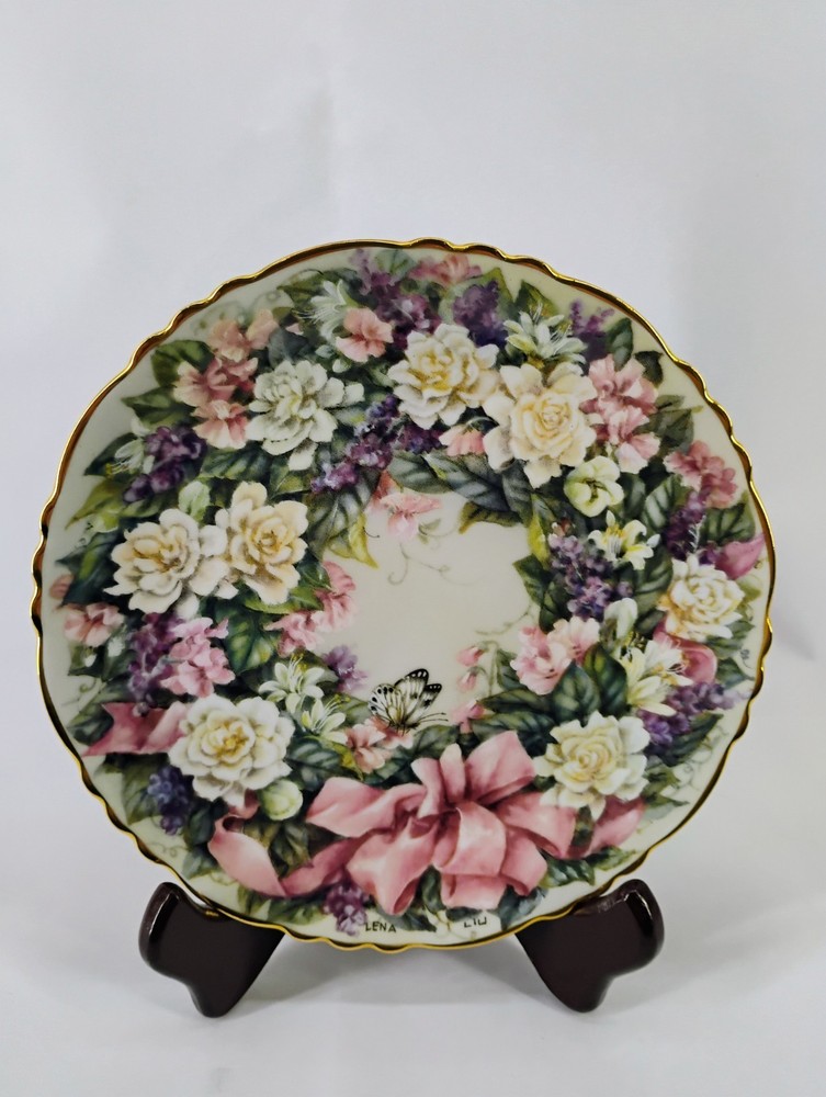 1994 Lena Liu Circle of Inspiration Porcelain Plate Bradford Exchange Collectible