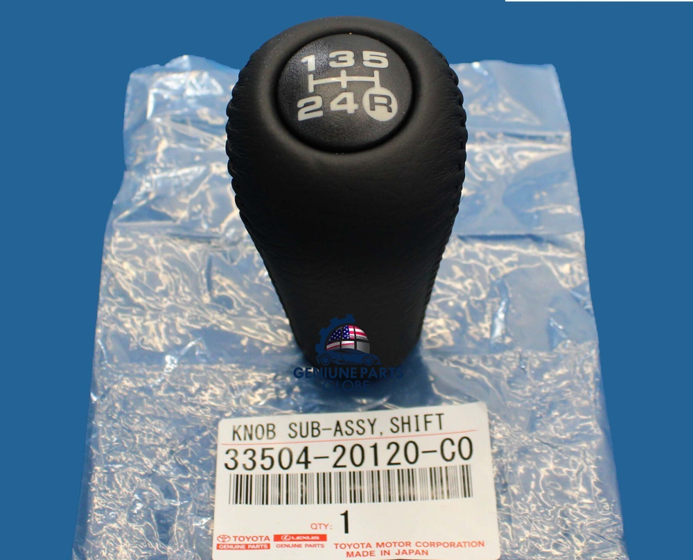 TOYOTA JZA70 SUPRA MK3 GENUINE OEM 5 Speed Leather Shift Knob JDM jp
