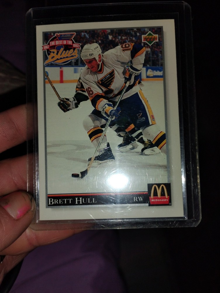 Верхняя колода карт Brett Hull #12of28 RW McDonald's
