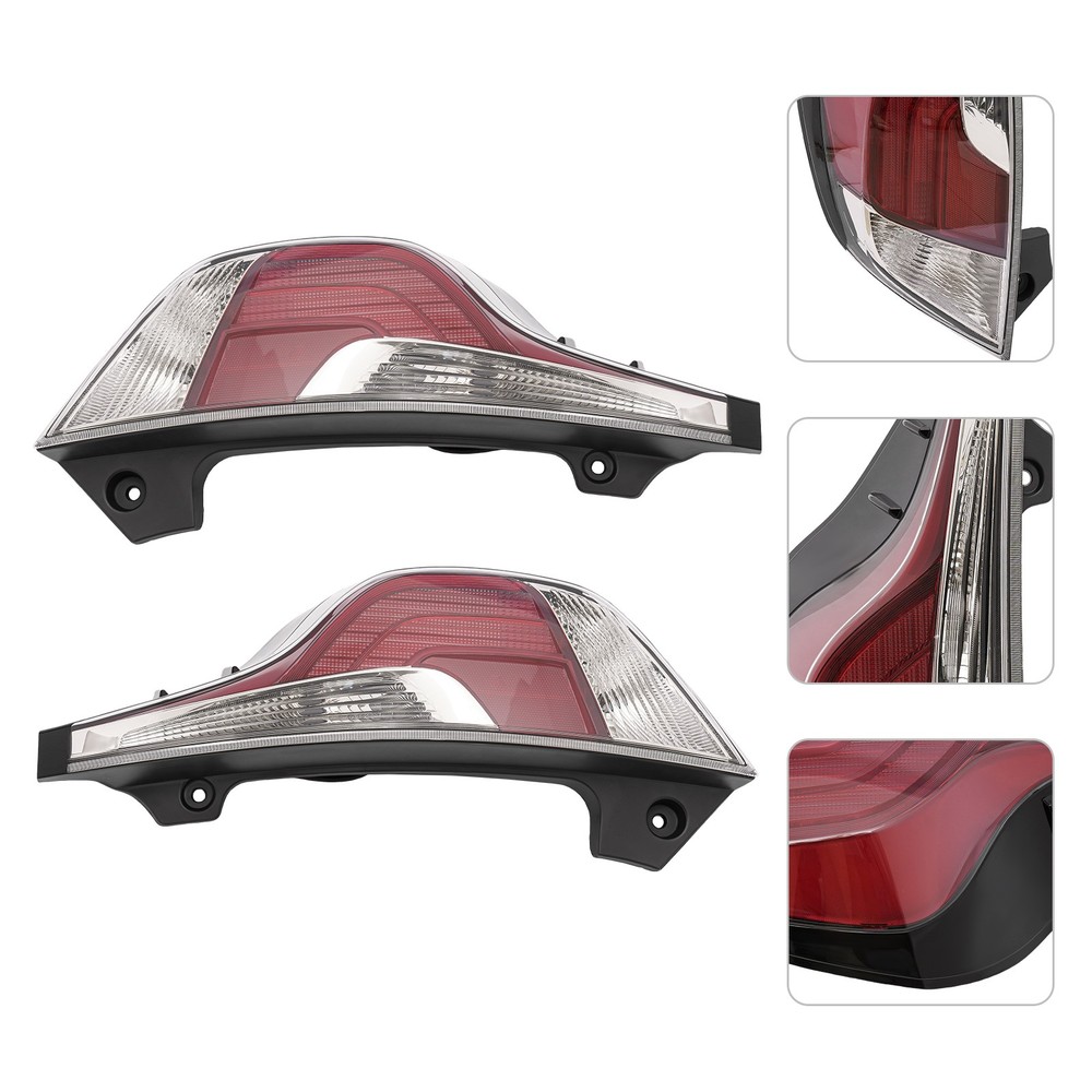 Pair LED Halogen Tail Light Assembly Set For 2015-2017 Toyota Prius C Left+Right