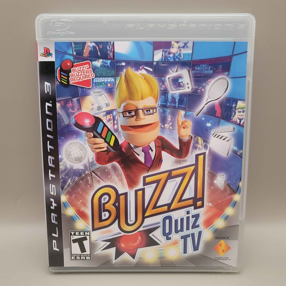 PS3 Buzz! Quiz TV Sony PlayStation 3