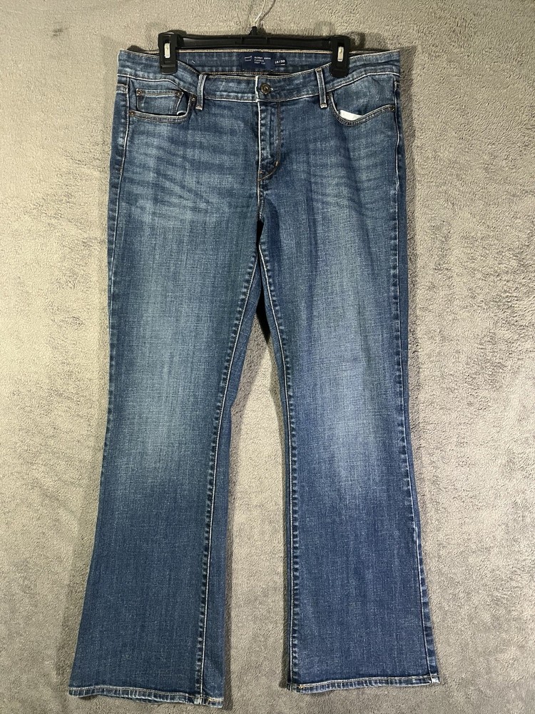 Levi's Demi Curve Classic Boot Cut Jeans Women's 14/32 Medium Blue Wash Normcore