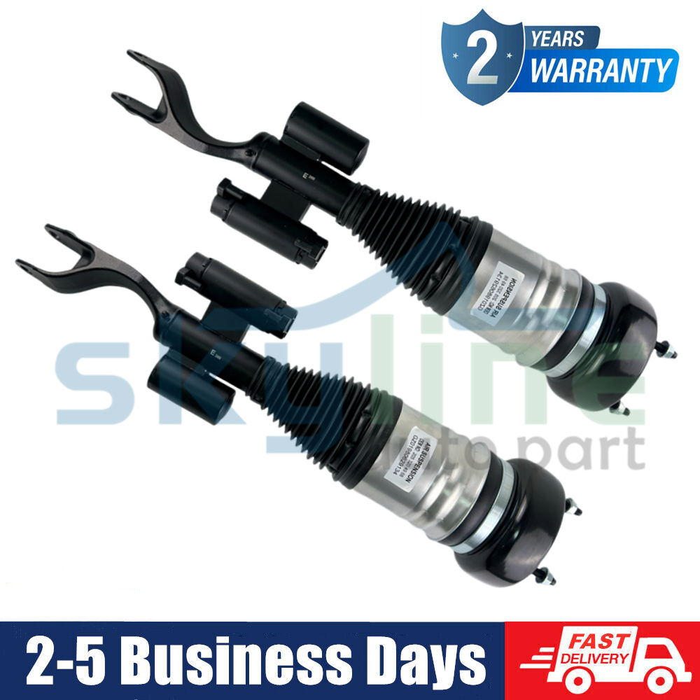 Front Air Suspension Struts Fit Mercedes C300 C450 C43 AMG W205 C205 C250 4Matic