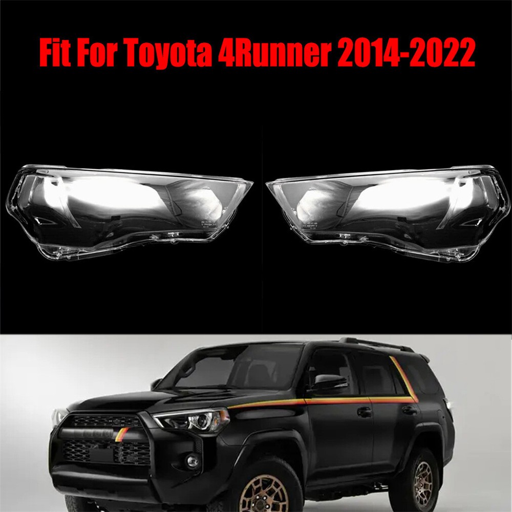 Headlight Headlamp Clear Lens Cover Pair Fit For Toyota 4Runner 2014-2022