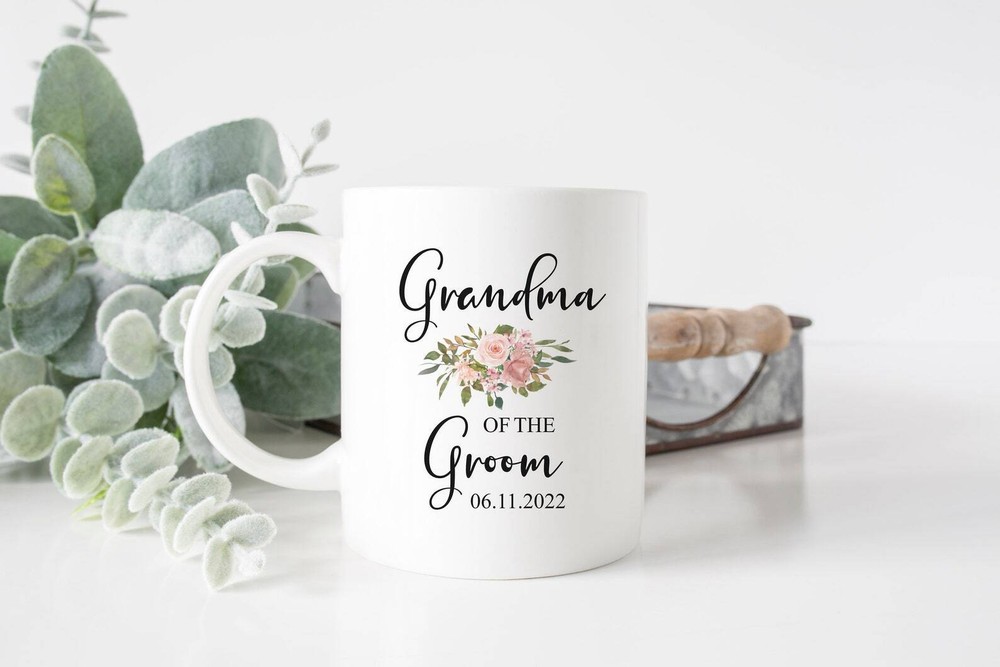 Grandma of the Groom Wedding Gift Ceramic Coffee Mug