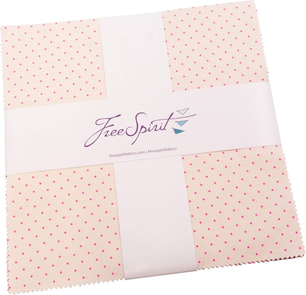 Fabrics True Colors by Tula Pink Tiny Coordinates 10 Charms