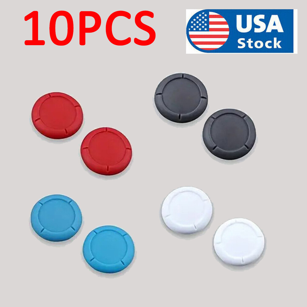 Thumb Joy Con Analog Stick Grip Cap Rubber Cover For Nintendo Switch/Lite/OLED