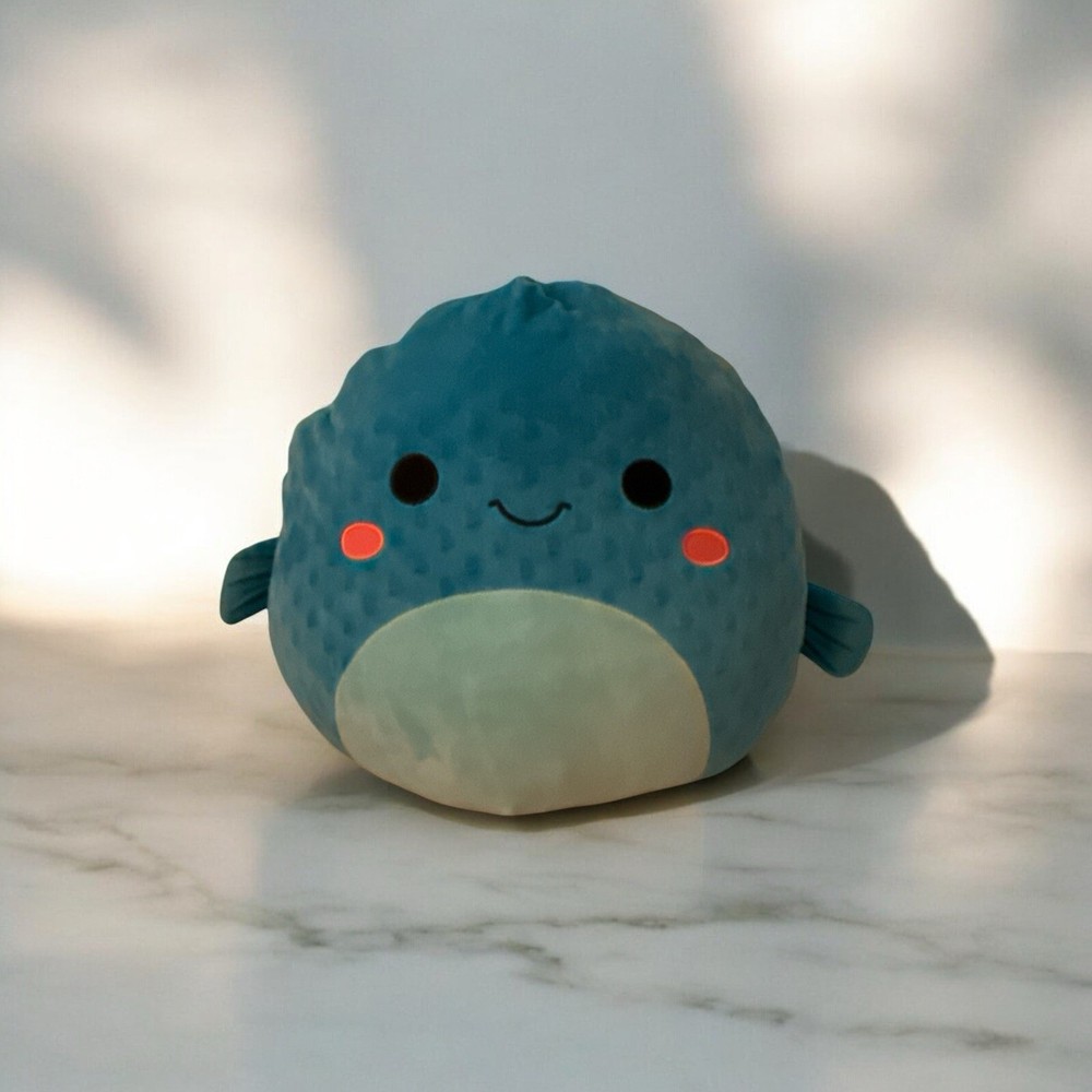 Squishmallows Ben Dino Bean 16 inch Plush Toy - Blue