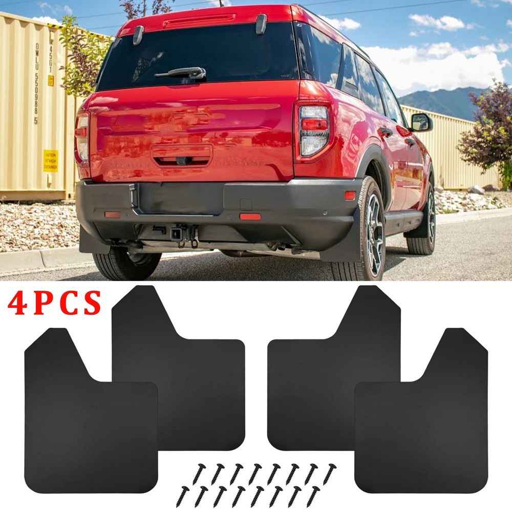 4Pcs For Ford Bronco Sport 2021-2023 Rally Mud Flaps Splash Guard Wide Mudguard